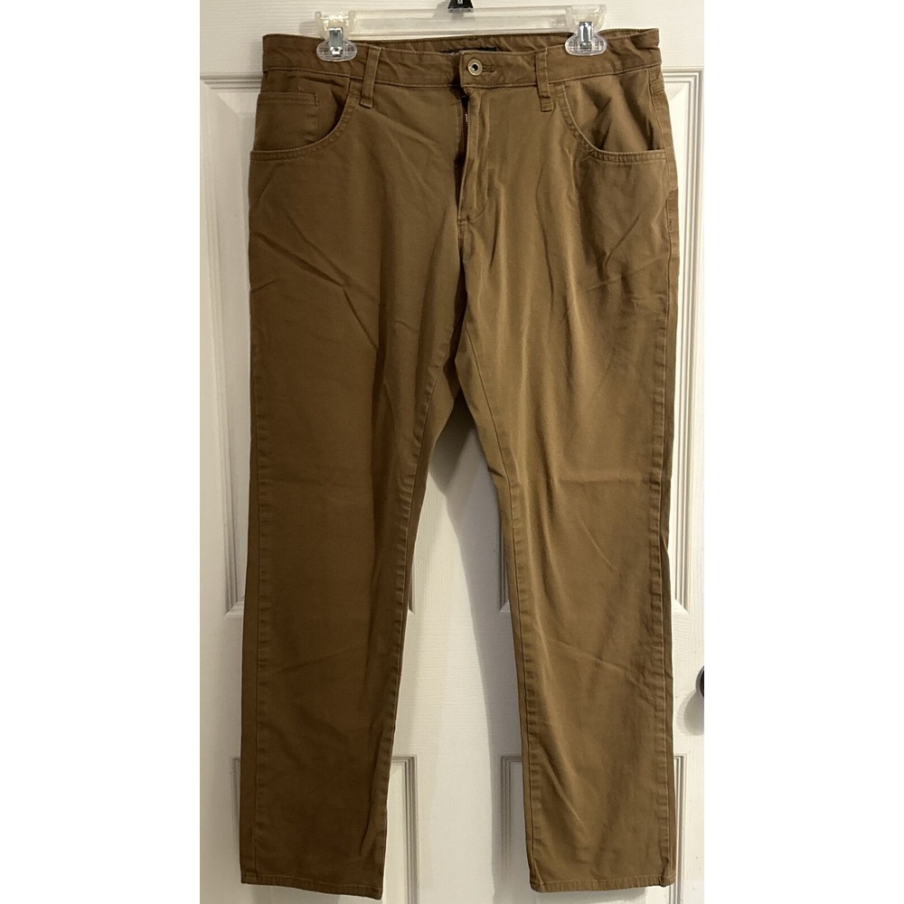 Van Heusen‎ Men's Flex Slim Brown Khakis 30 X 32